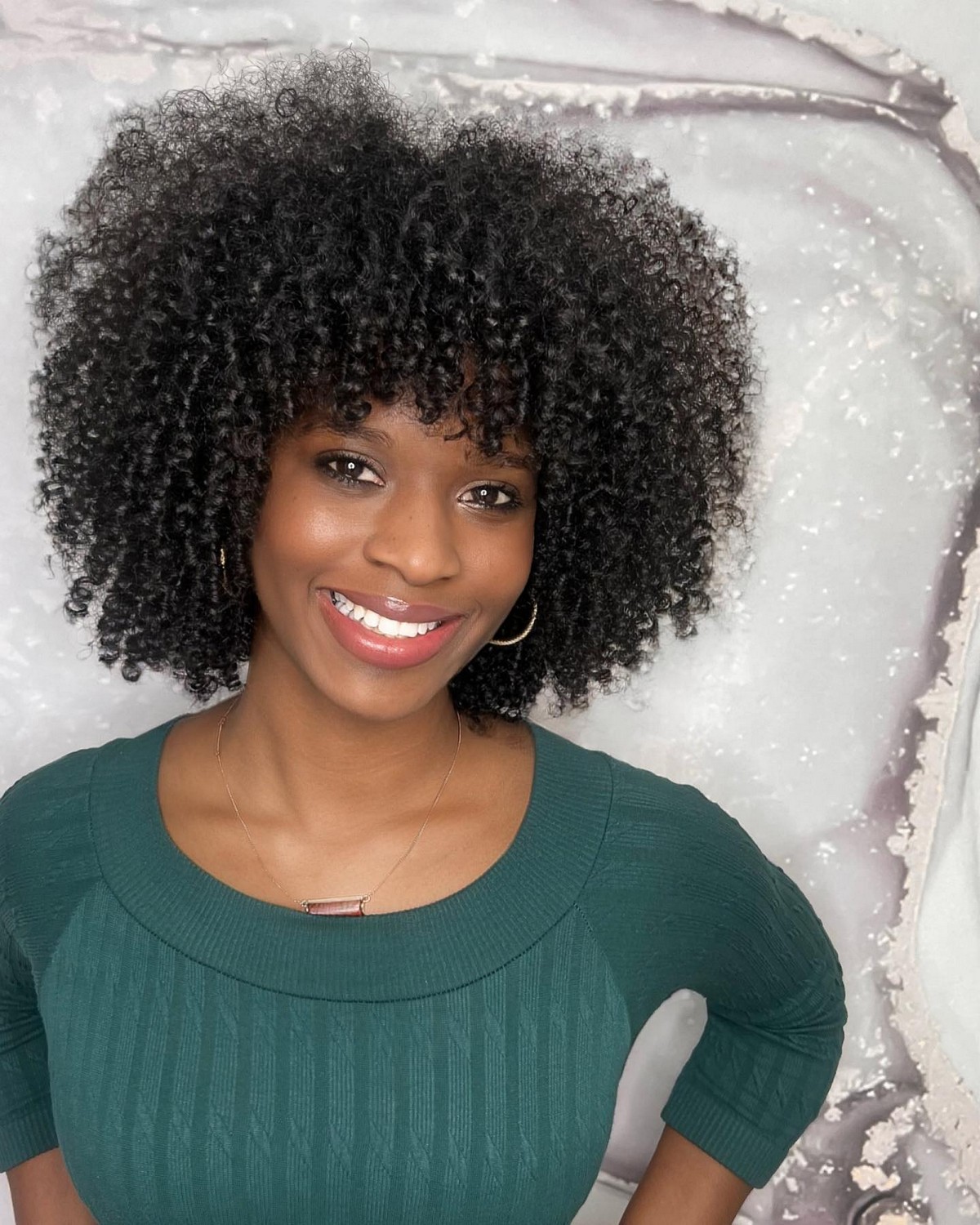 Very Puff Curls Short Hair For Black Women