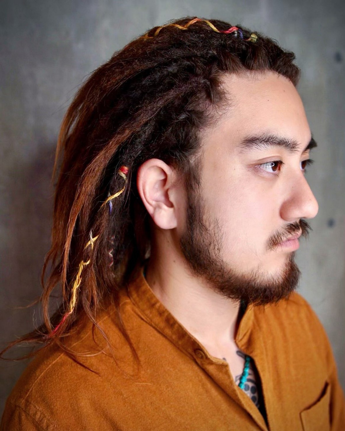 Shoulder-Length Natural Dreadlock