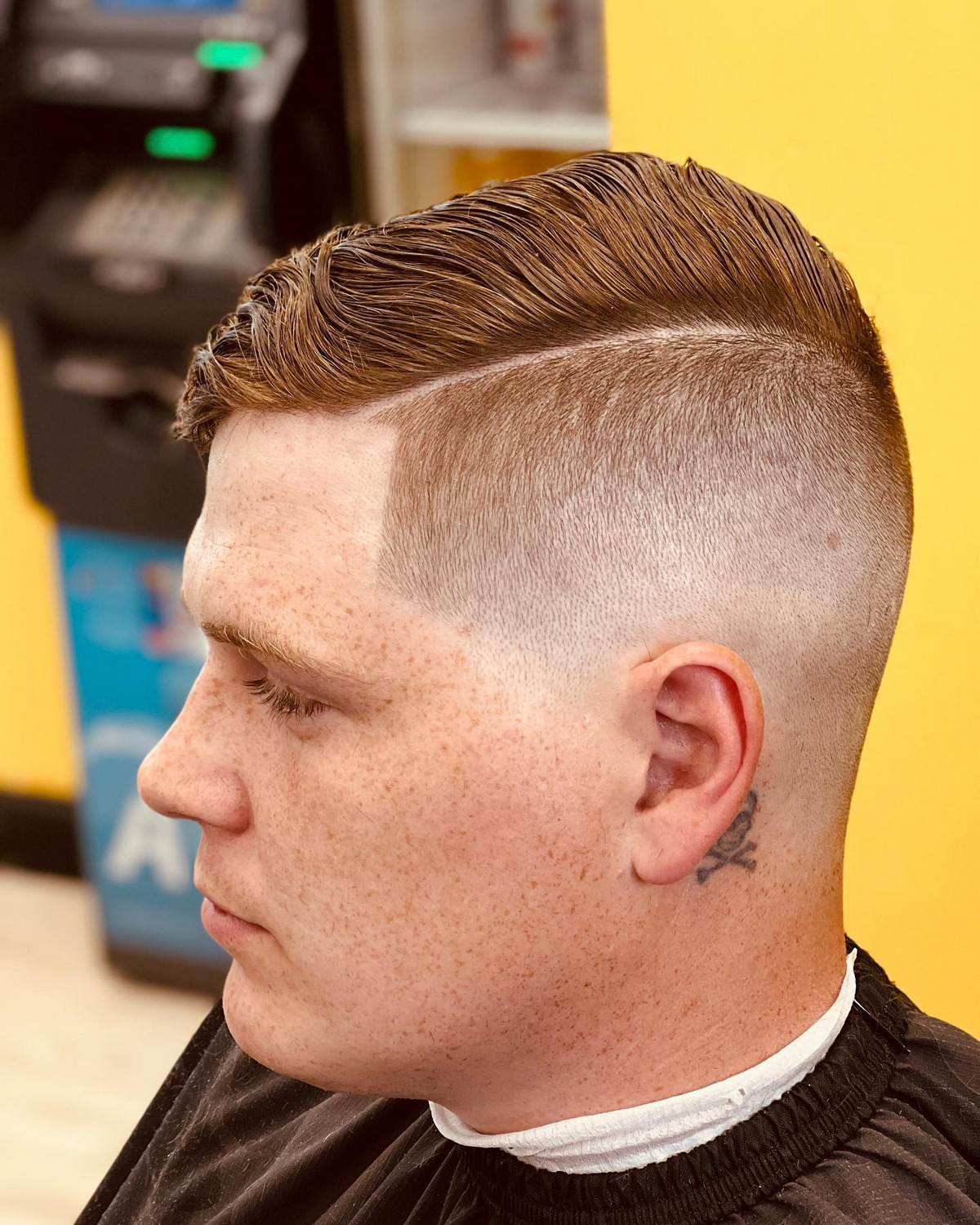 Side Swept Bang Mohawk