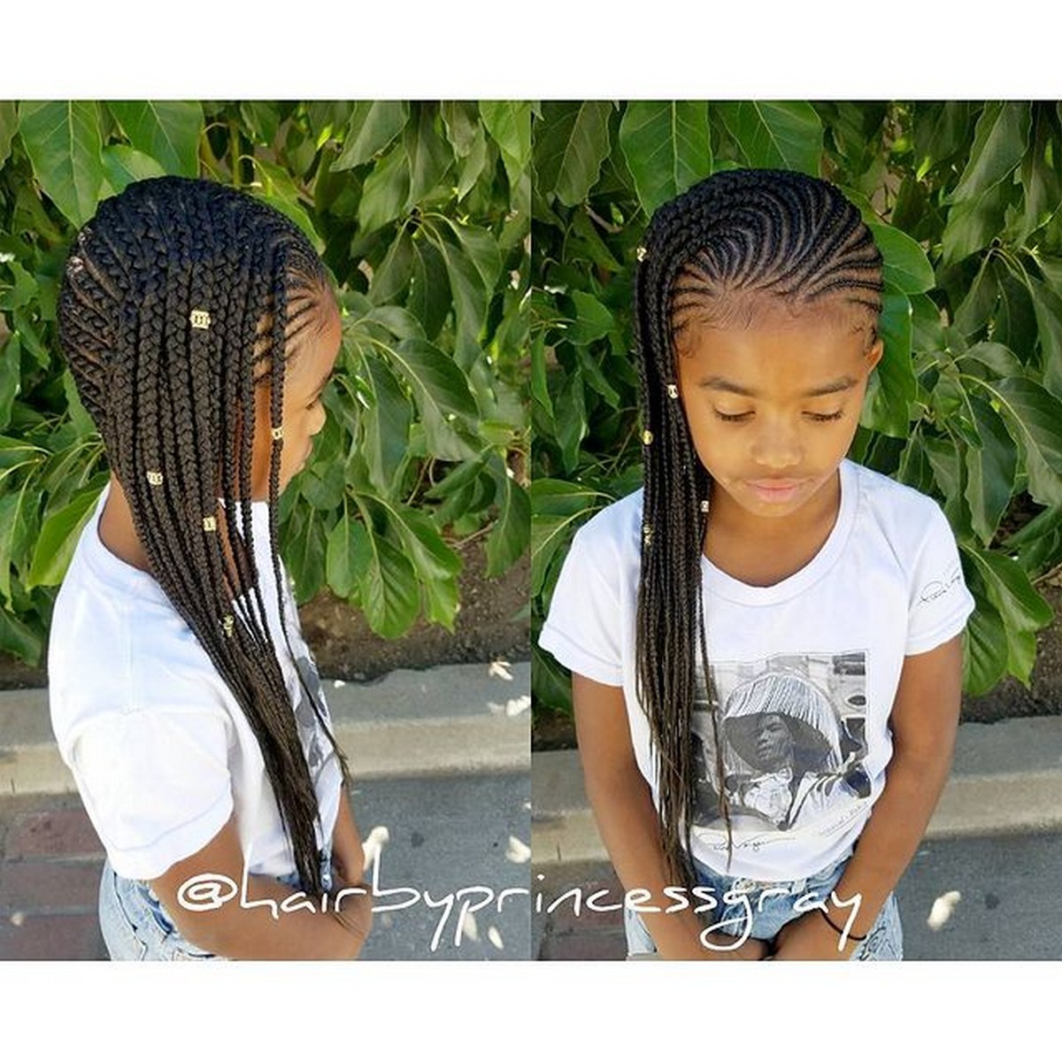 Side-Swept Waterfall Cornrows