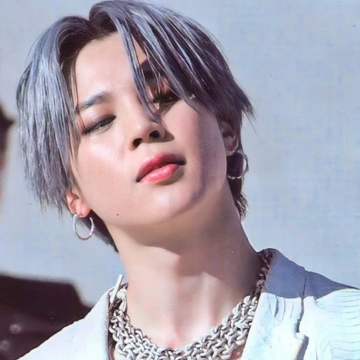 Silver Purple Hair