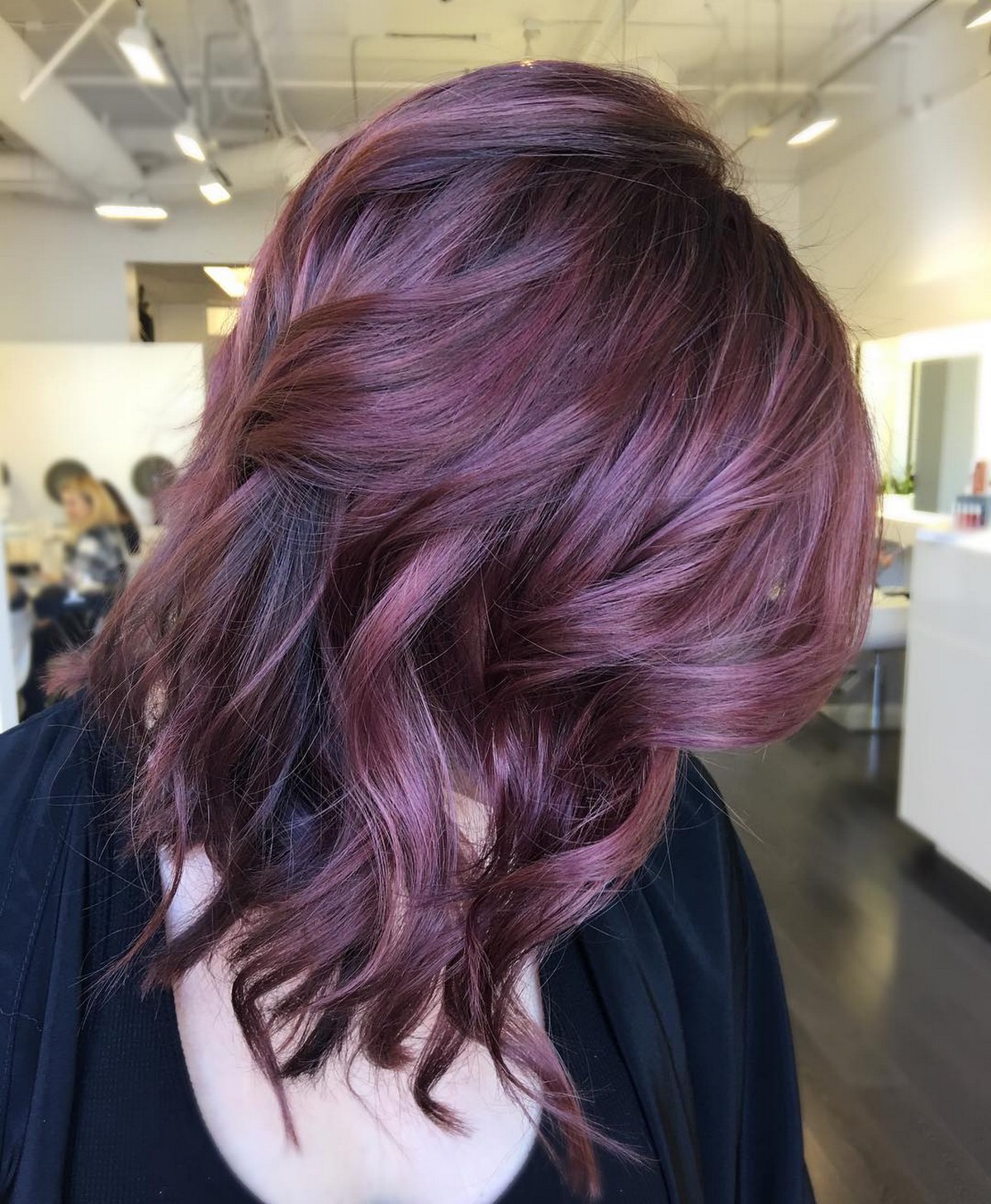 Icy Plum Hair