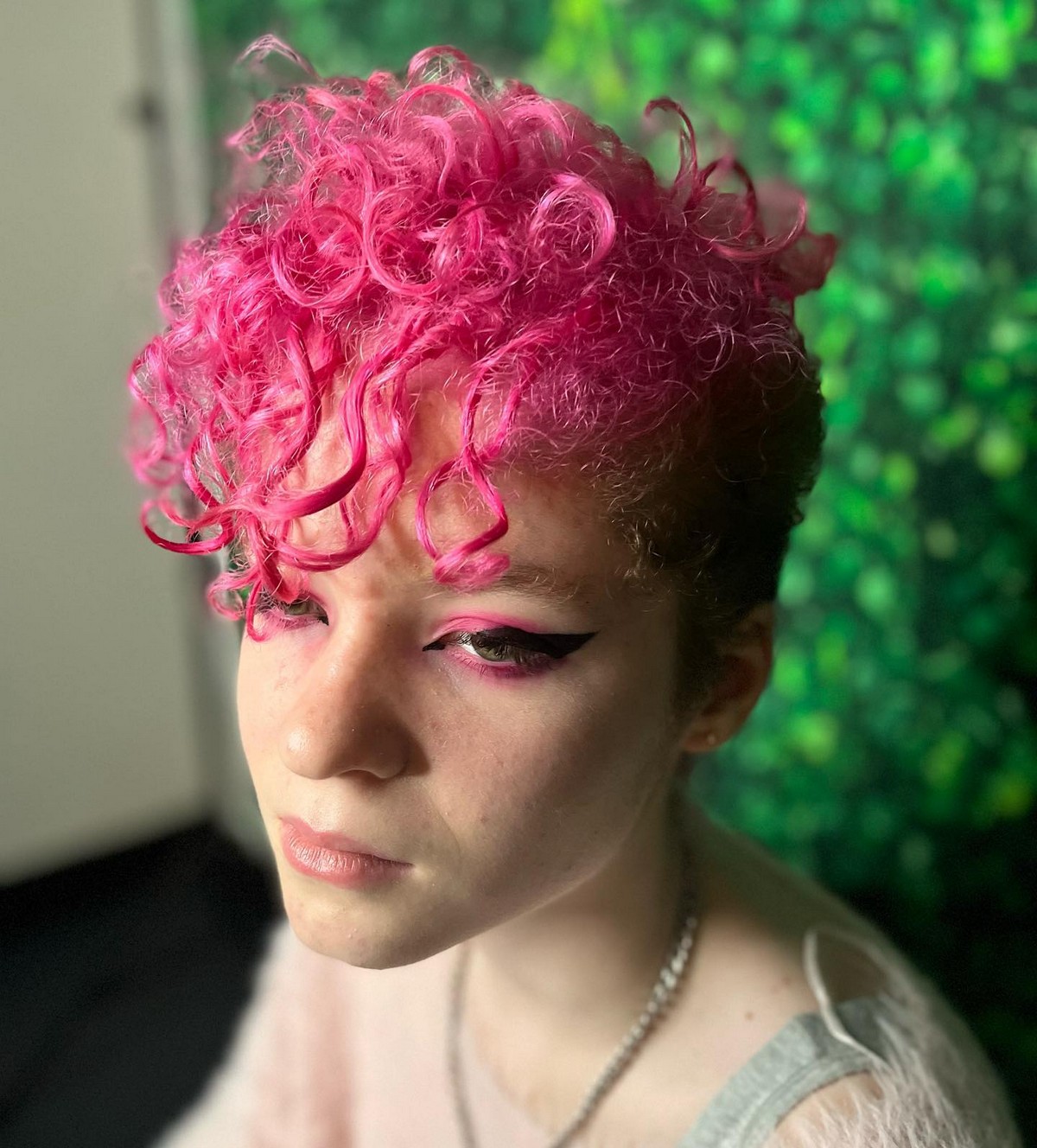 Mohawk Curly Mullet