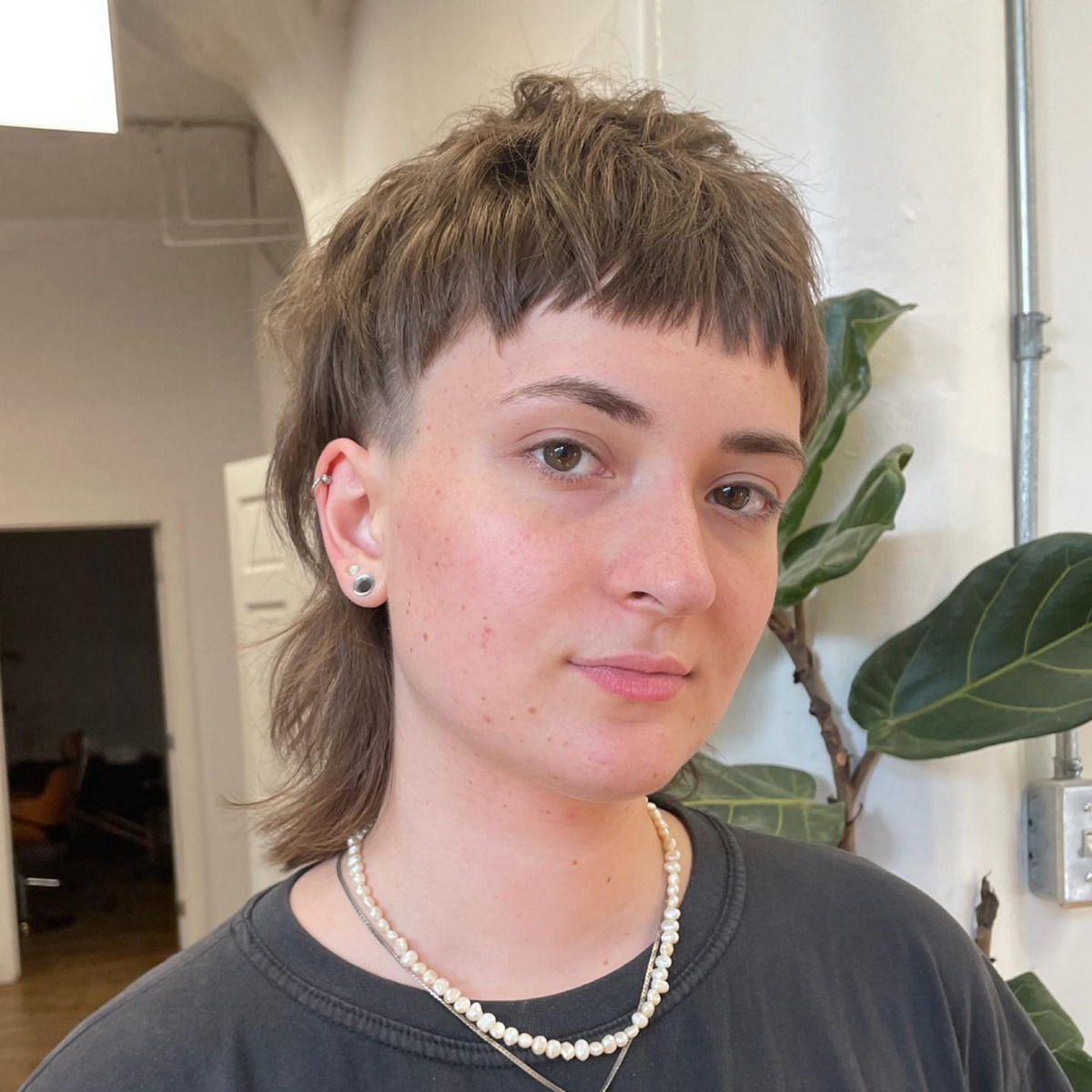 Bowl Cut Mullet