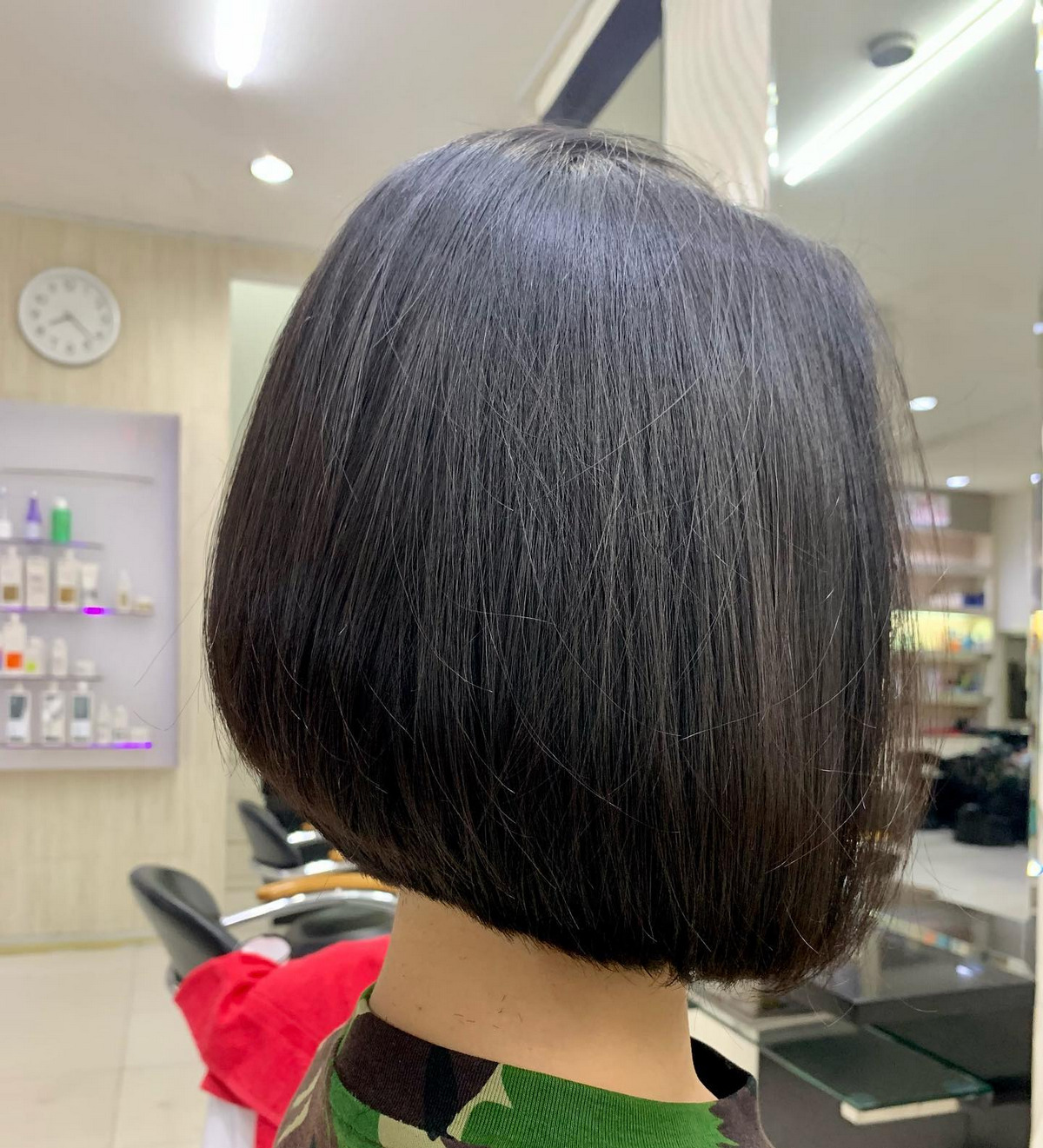 Natural Inverted Bob Hair