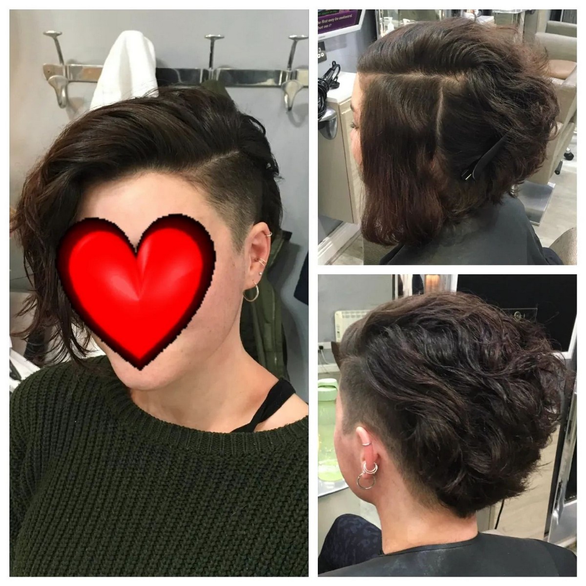 Undercut Long Pixie Haircut 