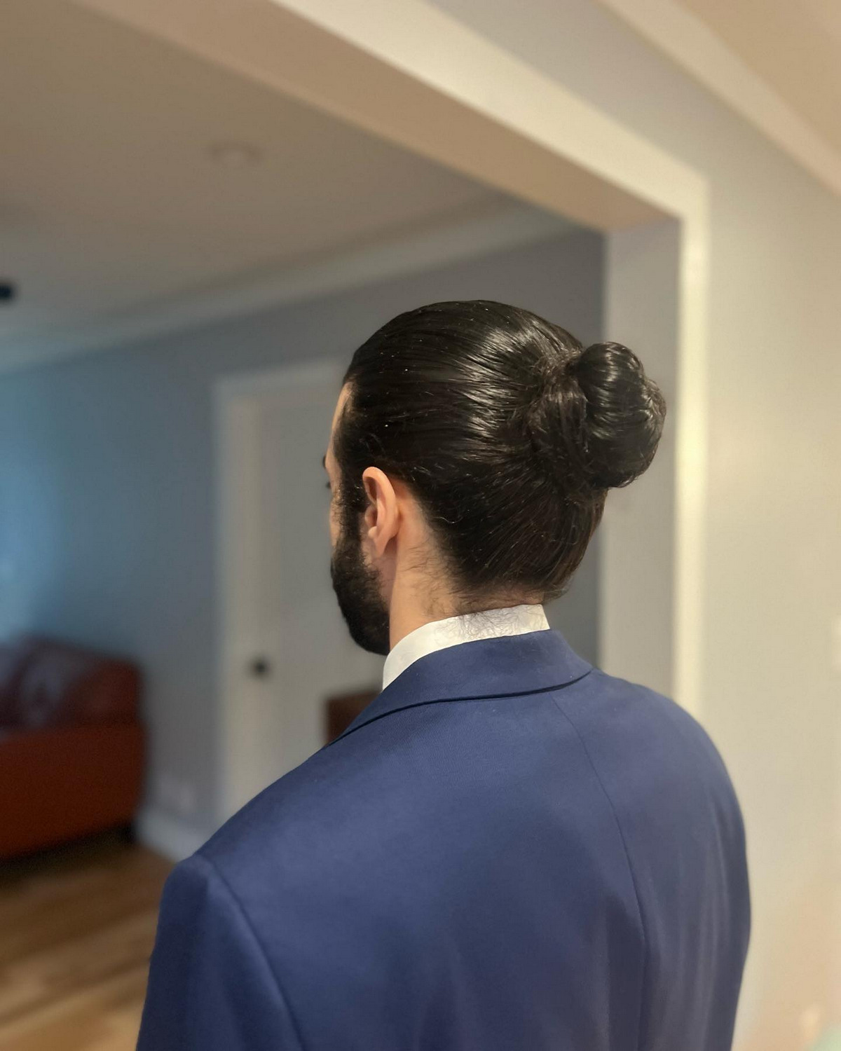 Low-Slicked Back Bun