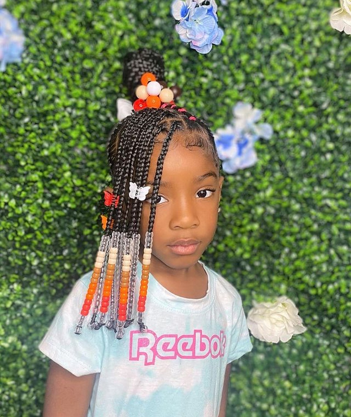 Top Knot With Beads