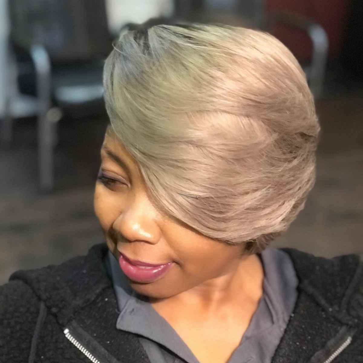 Undercut With Long Bangs