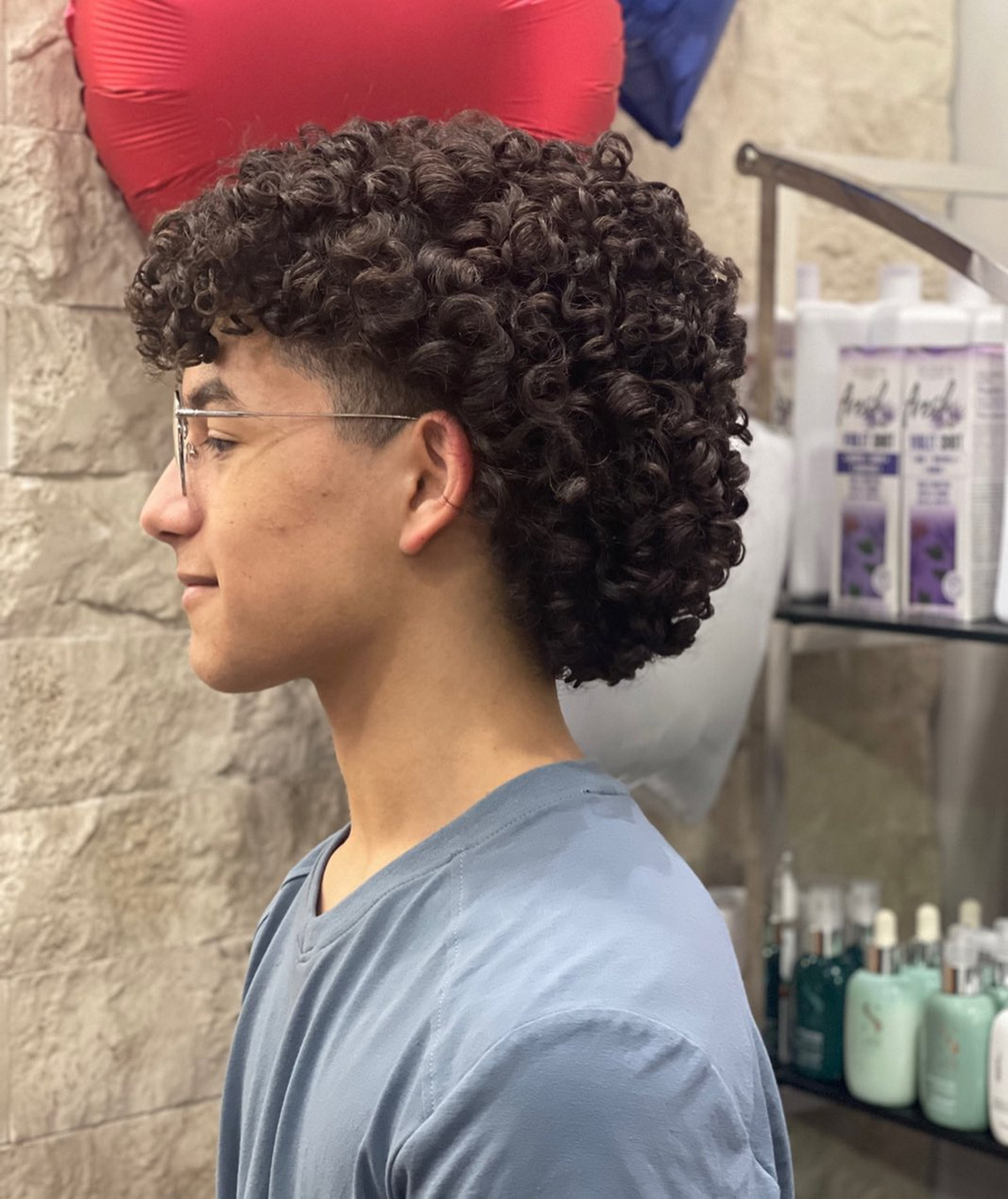 Curly Modern Mullet With Enhanced Curls