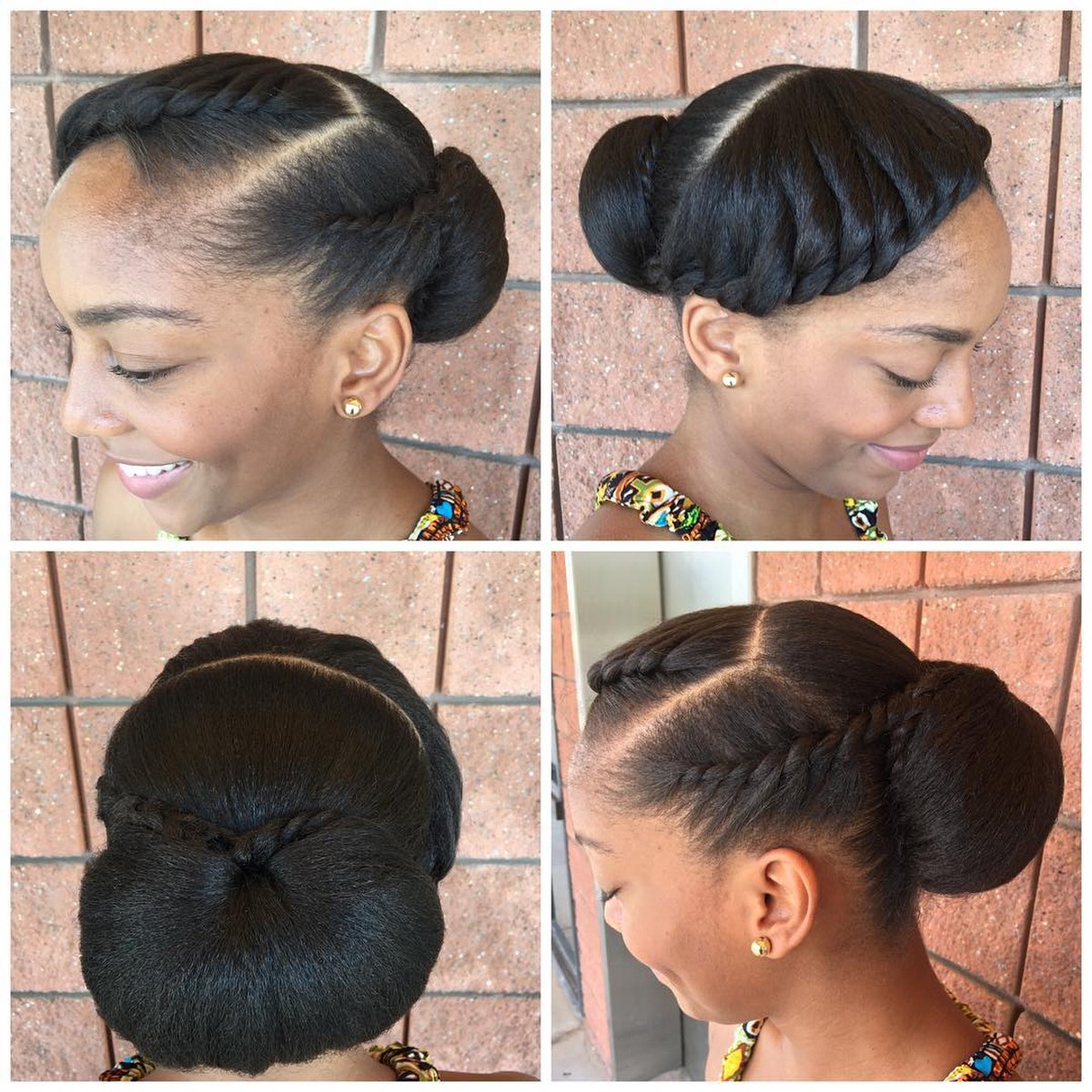 Formal Updo With Asymmetrical Twists