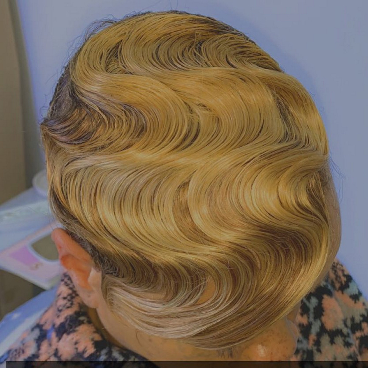 Soft Finger Waves Hairstyle
