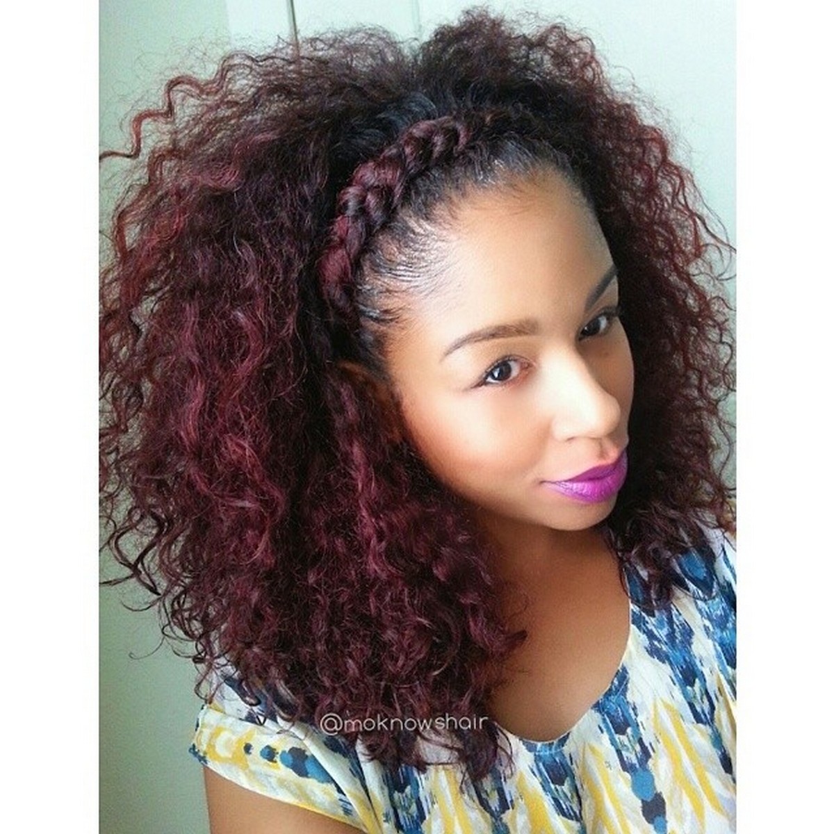 Curly Braided Headband