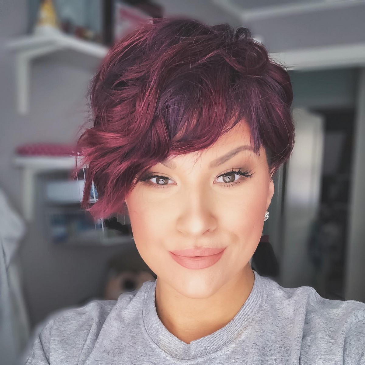 Pixie Plum Hair