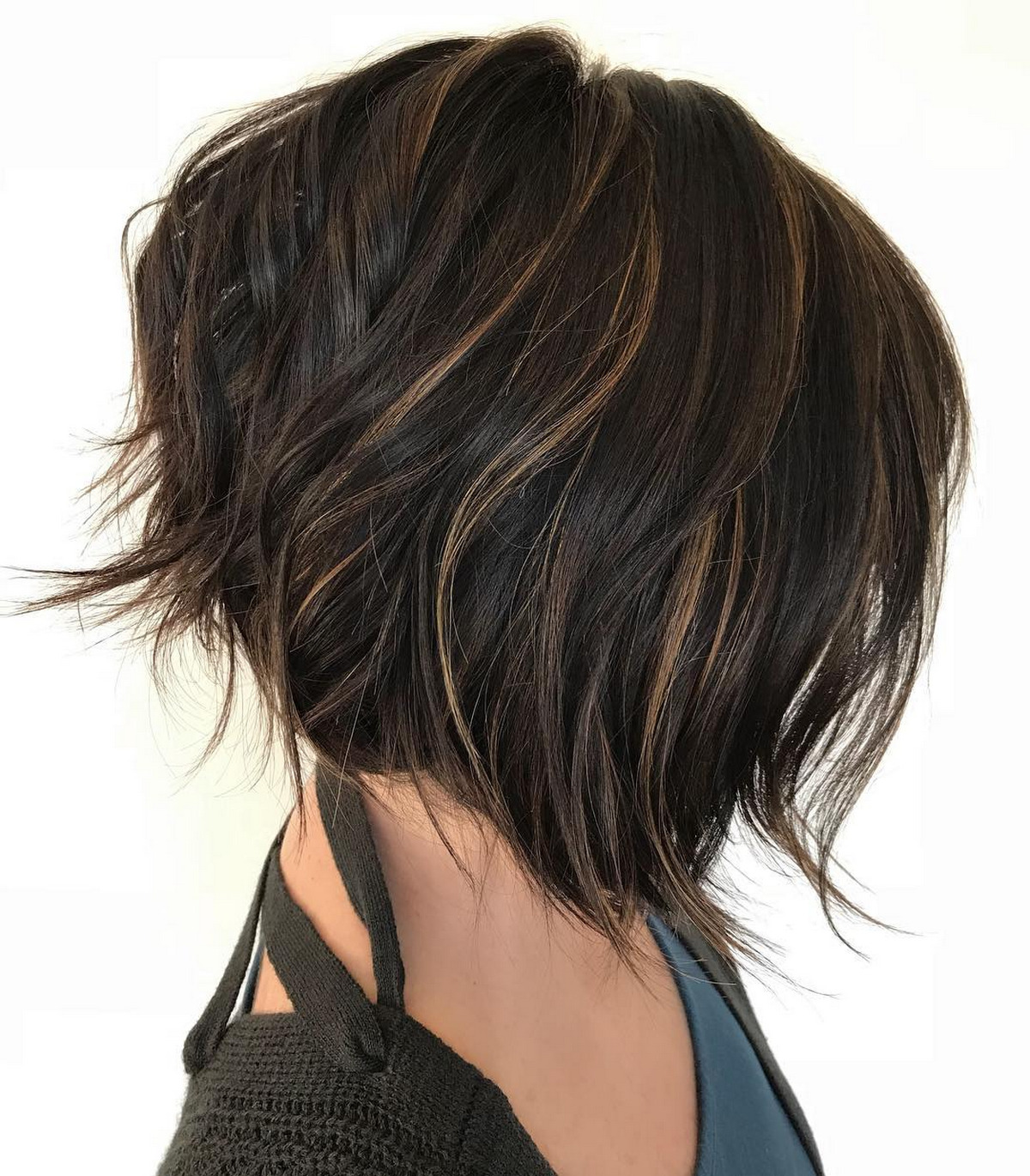 Inverted Bob With Long Layers