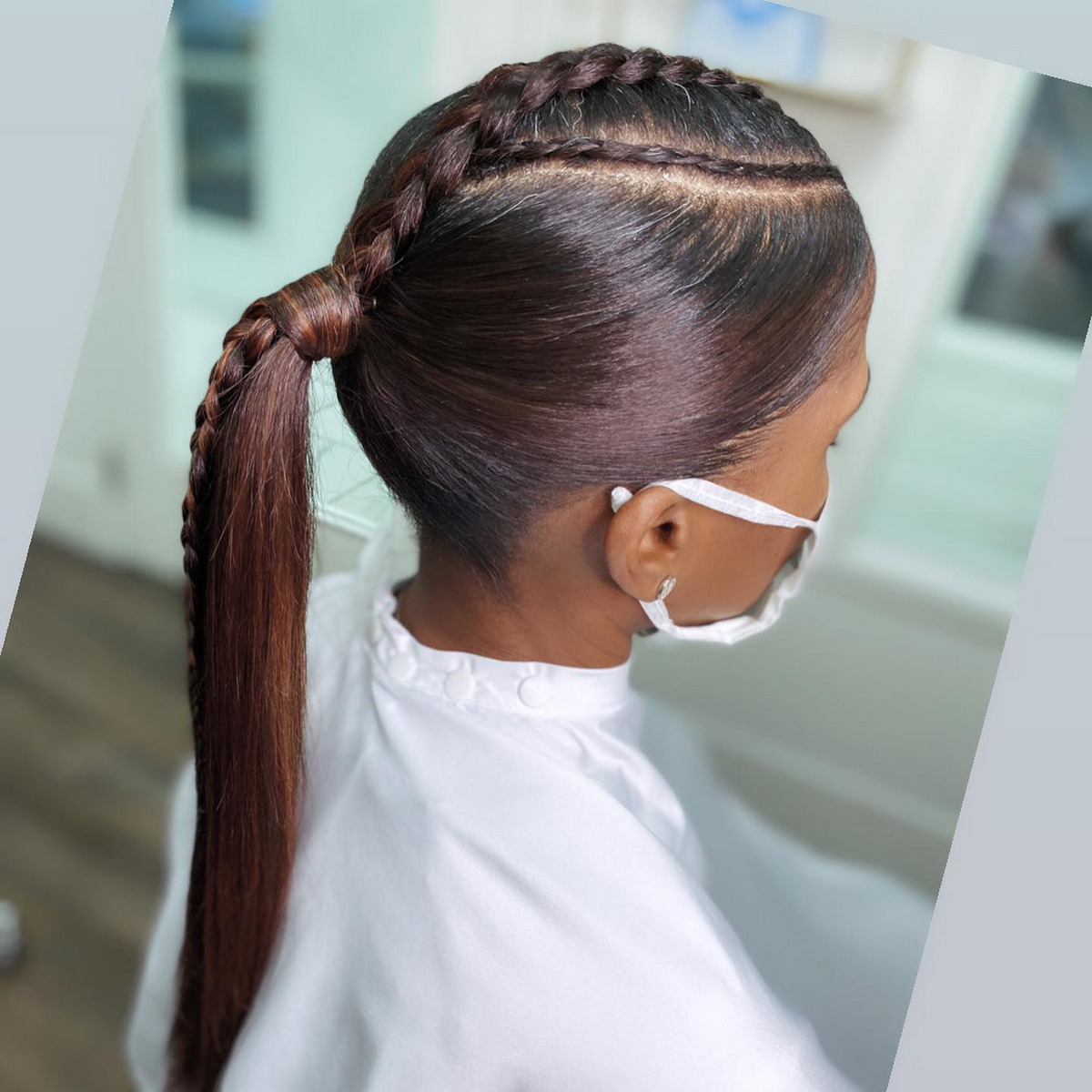 Sleek Low Ponytail