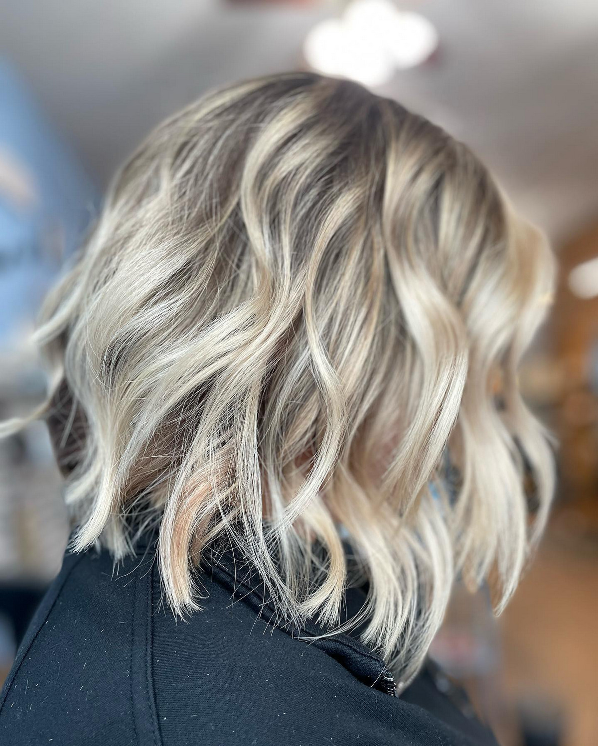 Inverted Blonde Bob