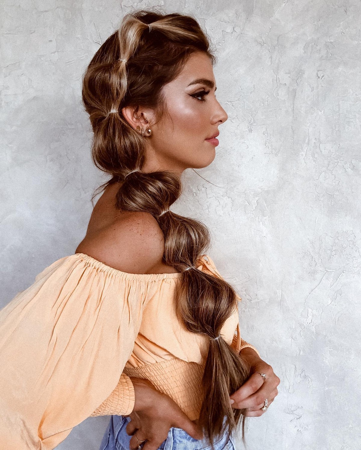 One Side Ponytails Braid For Blonde Hair