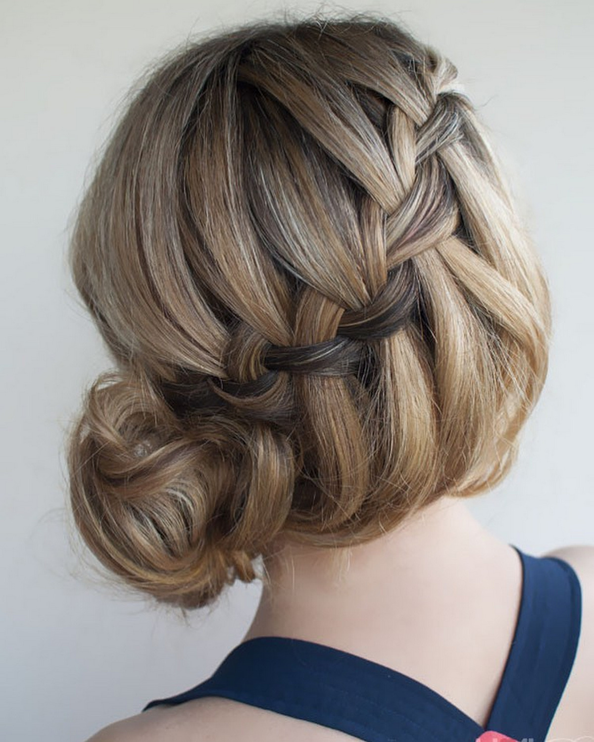 Waterfall Braid Bun