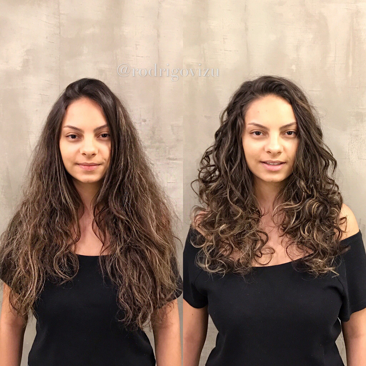Long Layered Perm Hairstyle