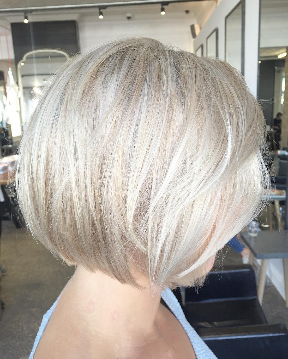 Jaw-Length Layered Bob
