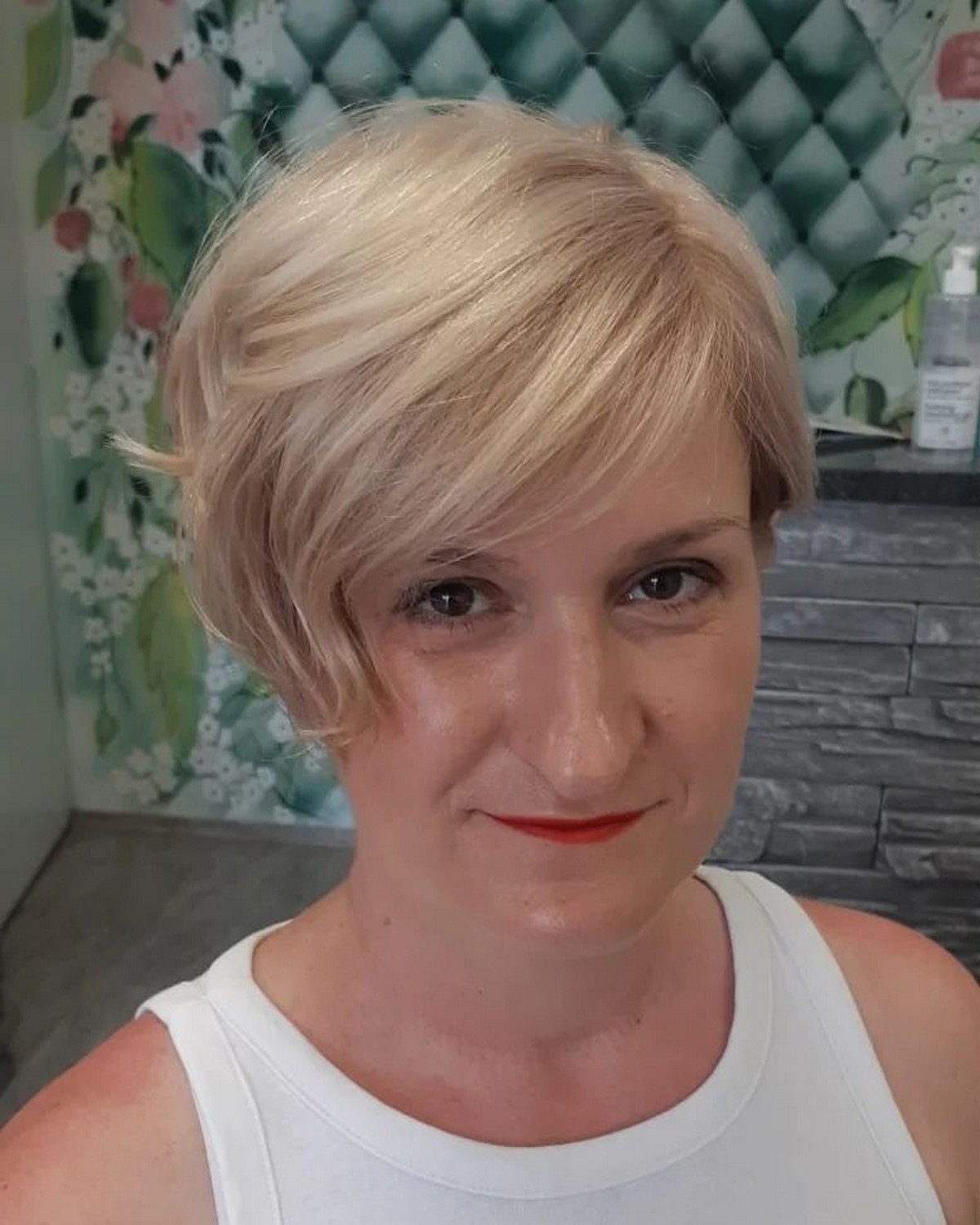 Thin Hair Long Pixie Cut With A Lift