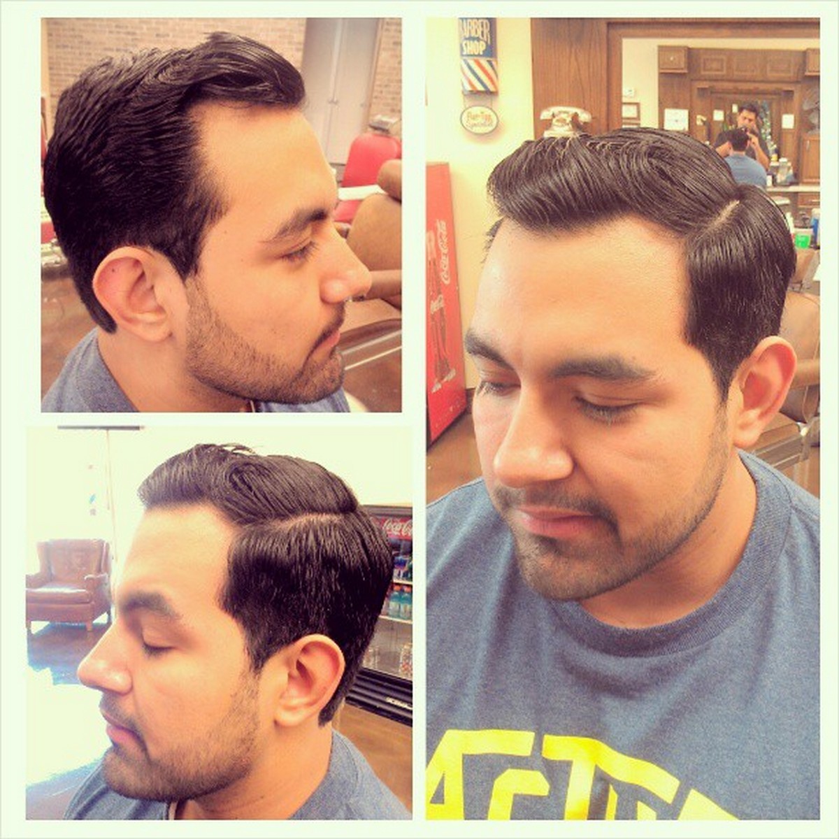 Wavy Comb Over
