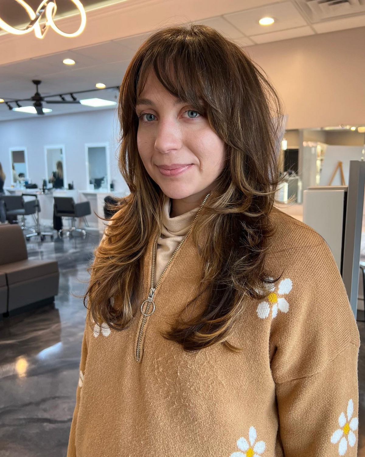 Choppy Shag With Wispy Bangs
