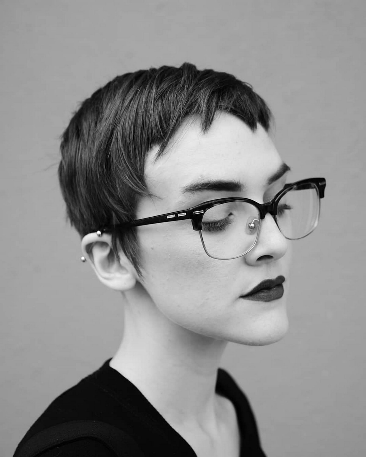 Short Hair With Micro Bangs
