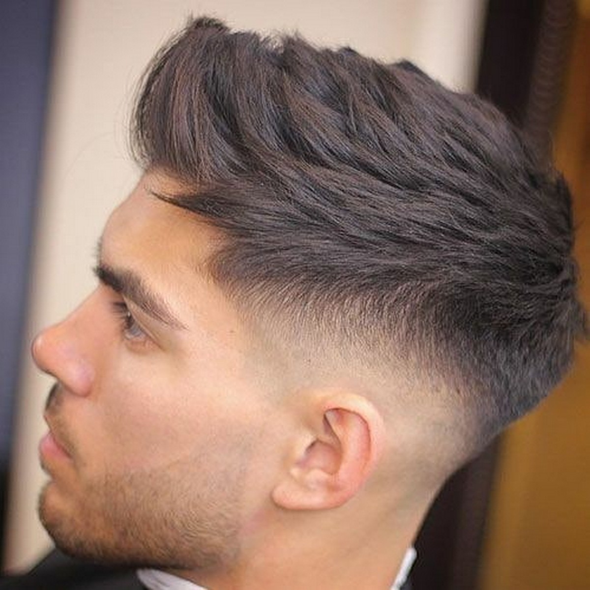 Textured Spiky Quiff Edgar Cut