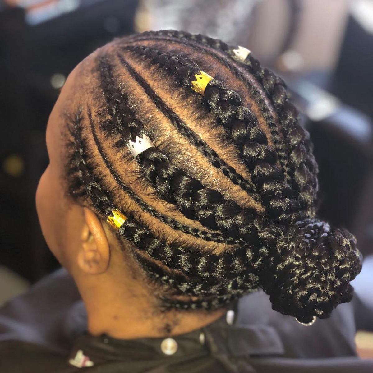 Braids with Original Cornrow Patterns