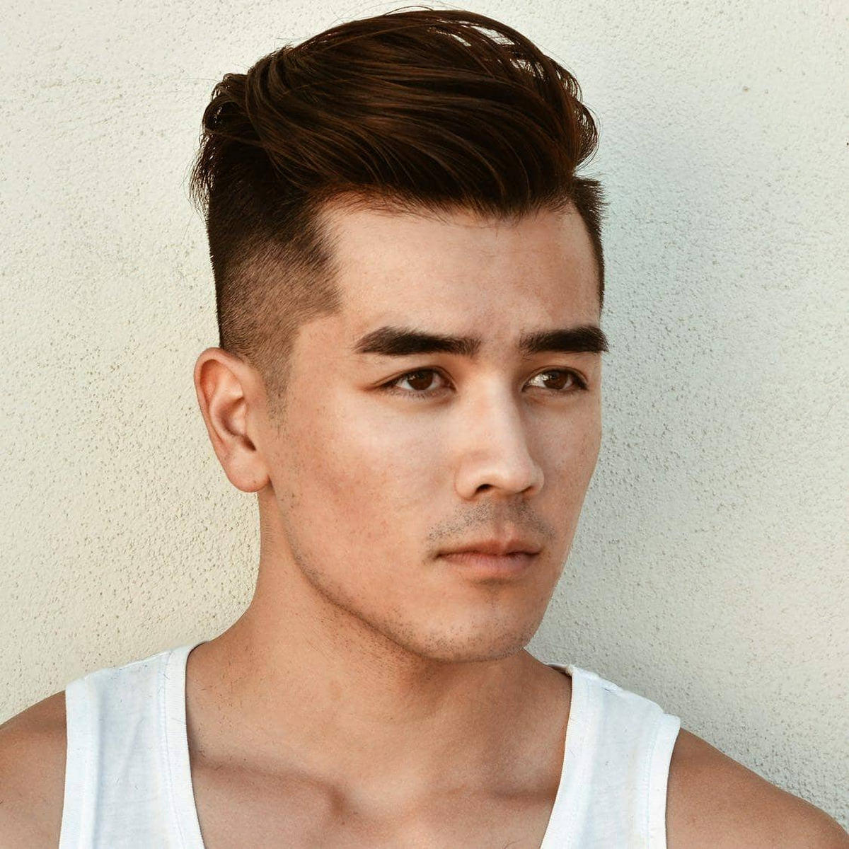 Brushed Back Hair