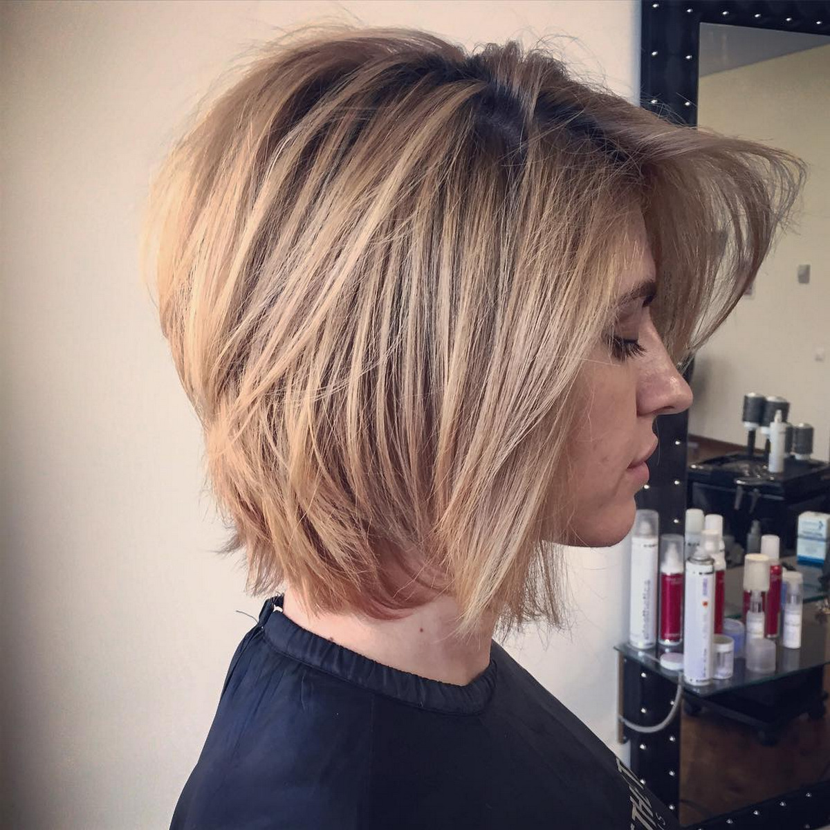 Dark Blonde Voluminous Bob