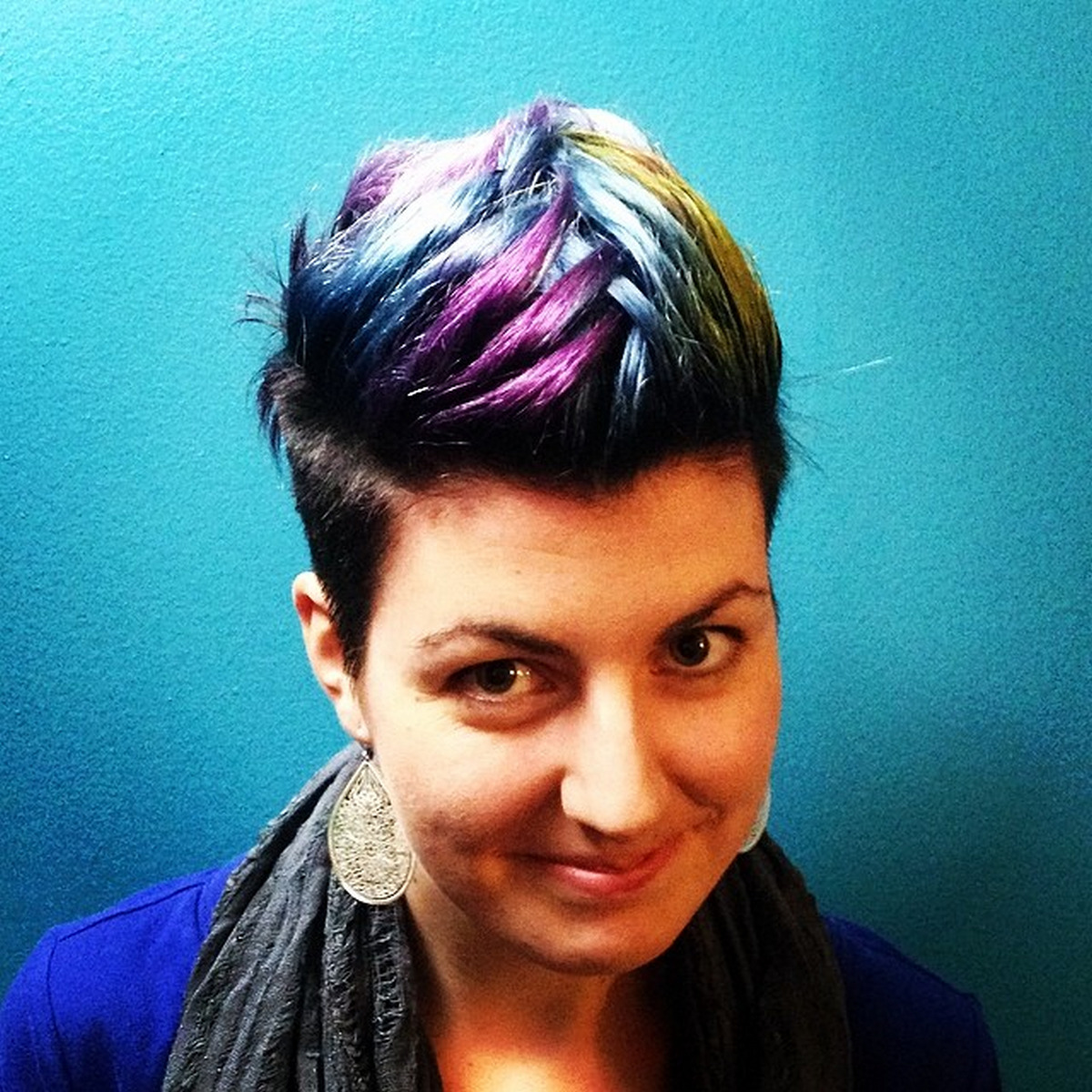 Pompadour Mohawk with Detailed Sides
