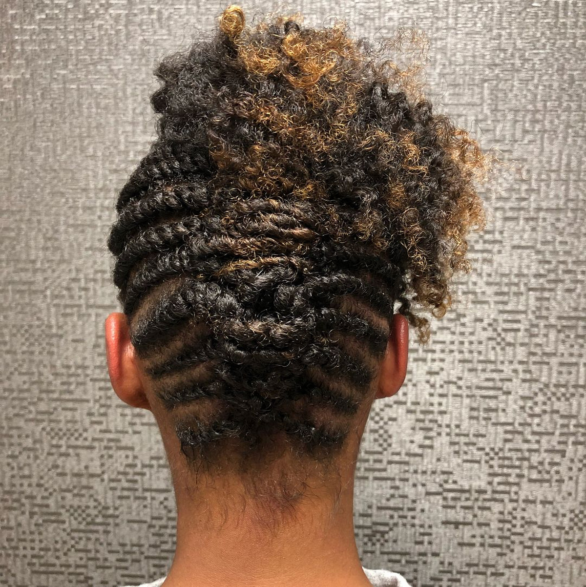 Twist-Out Updo