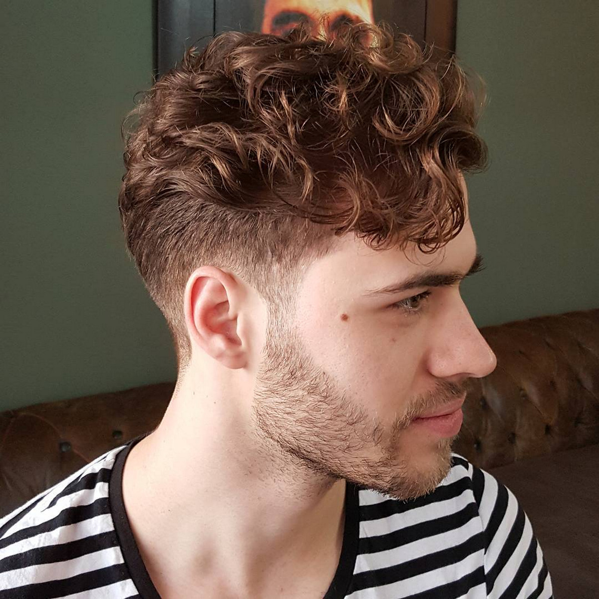 Chestnut Taper With A Wavy Top