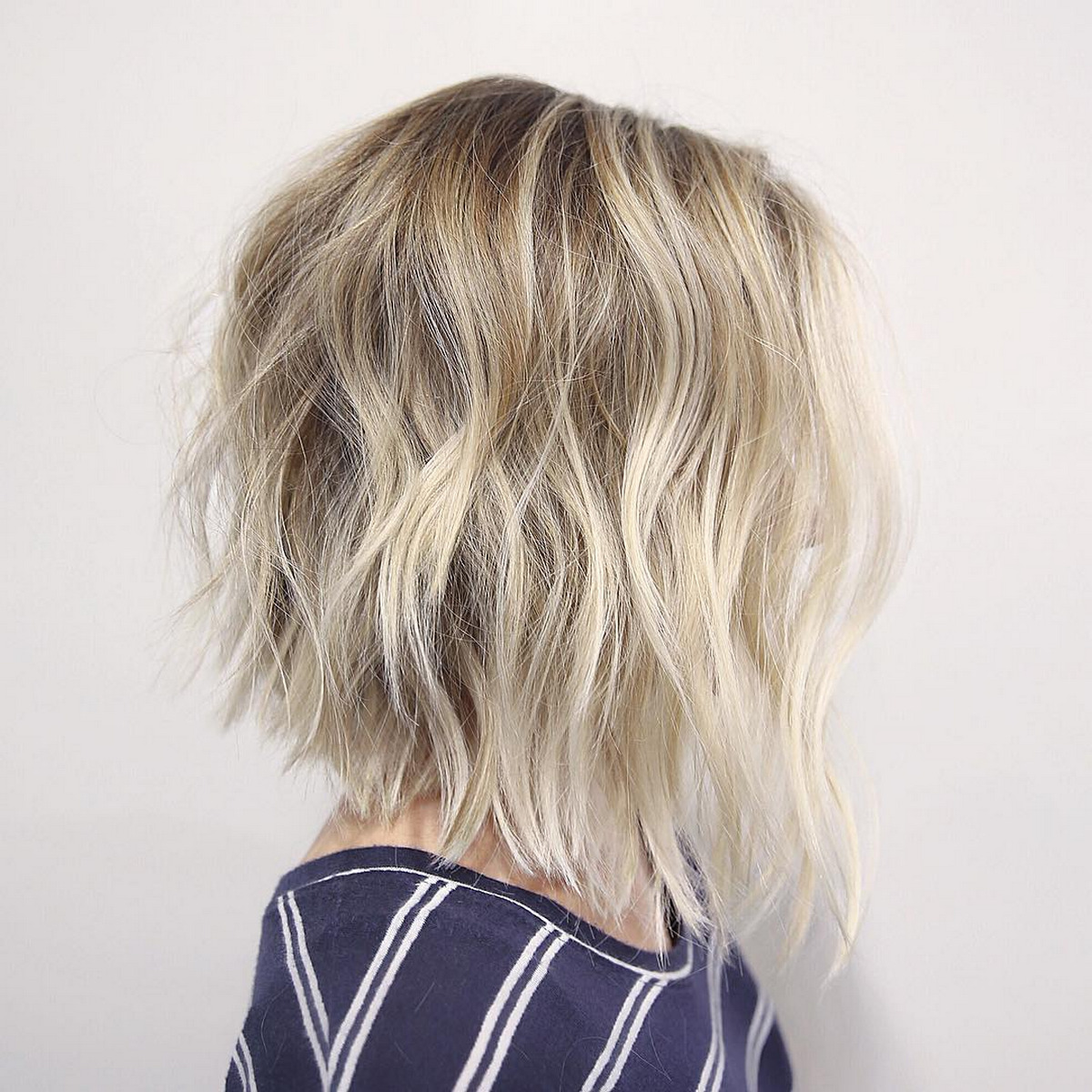 Sun-Kissed Wavy Lob