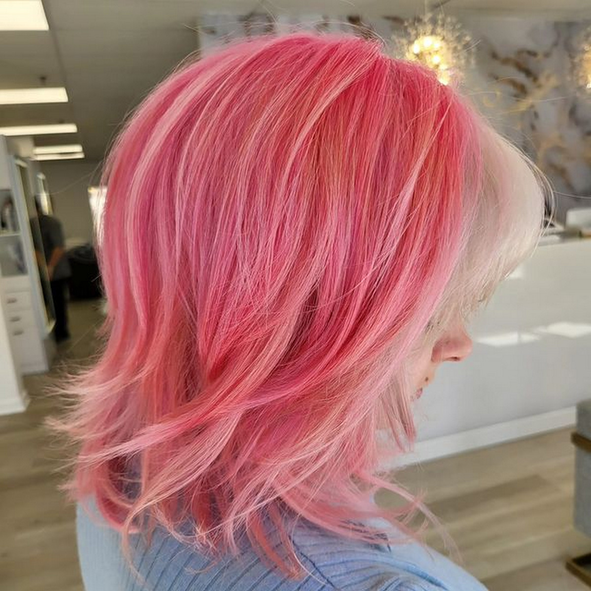 High-Contrast Punky Pastels Hair
