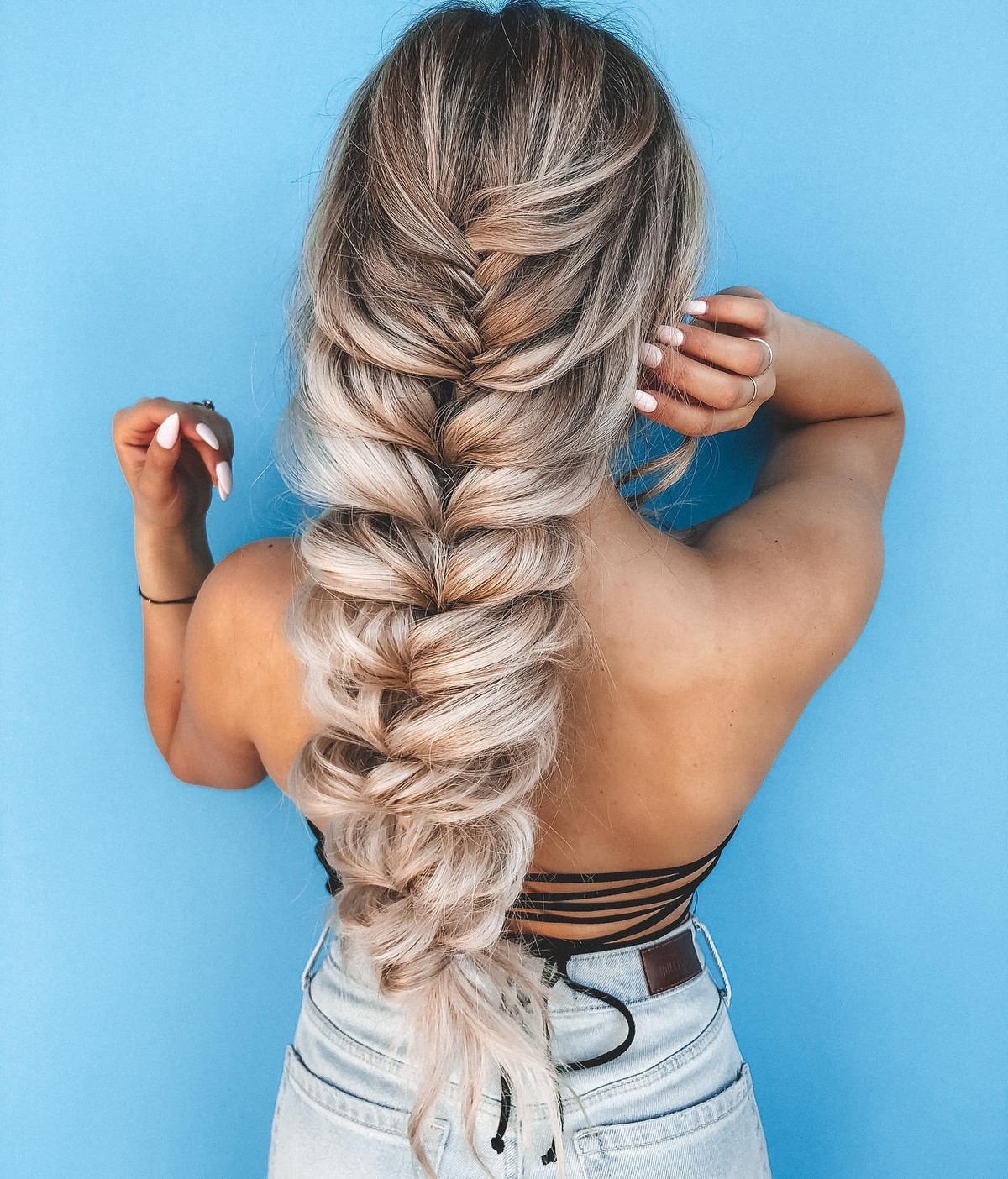 Thick Rapunzel Braid Vanila Hair