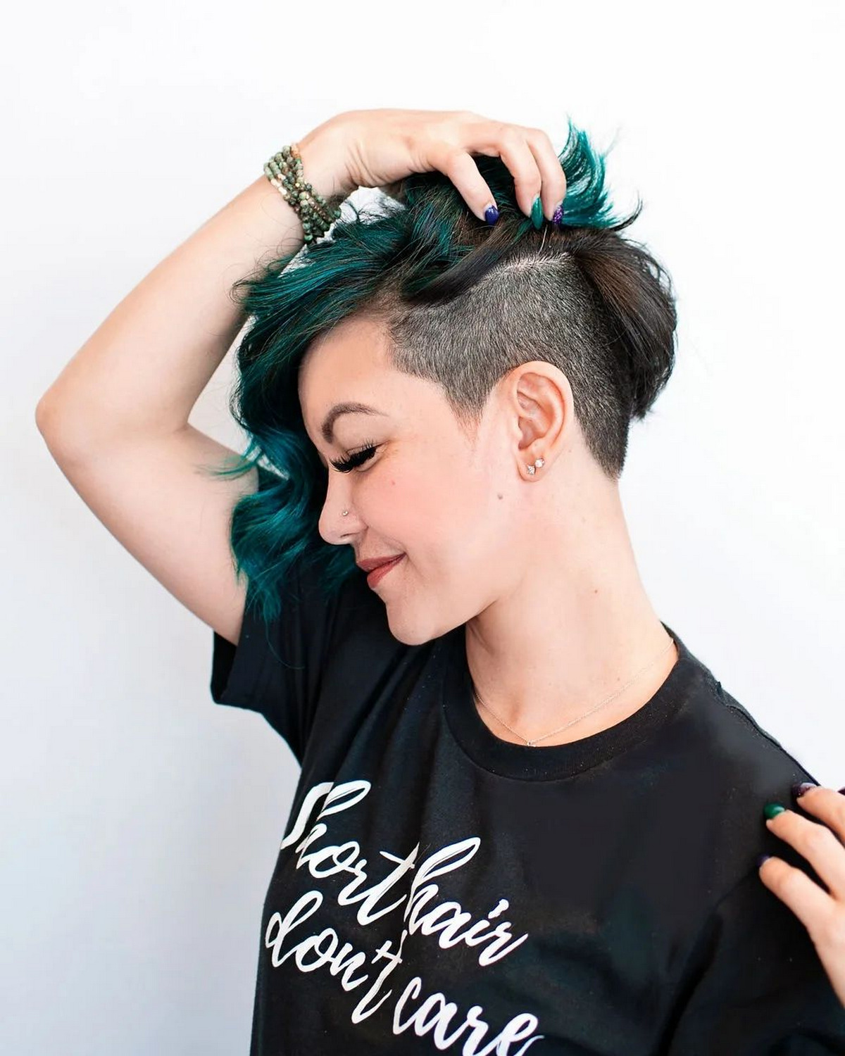 Sharp Undercut Hairstyles With A Half Shaved
