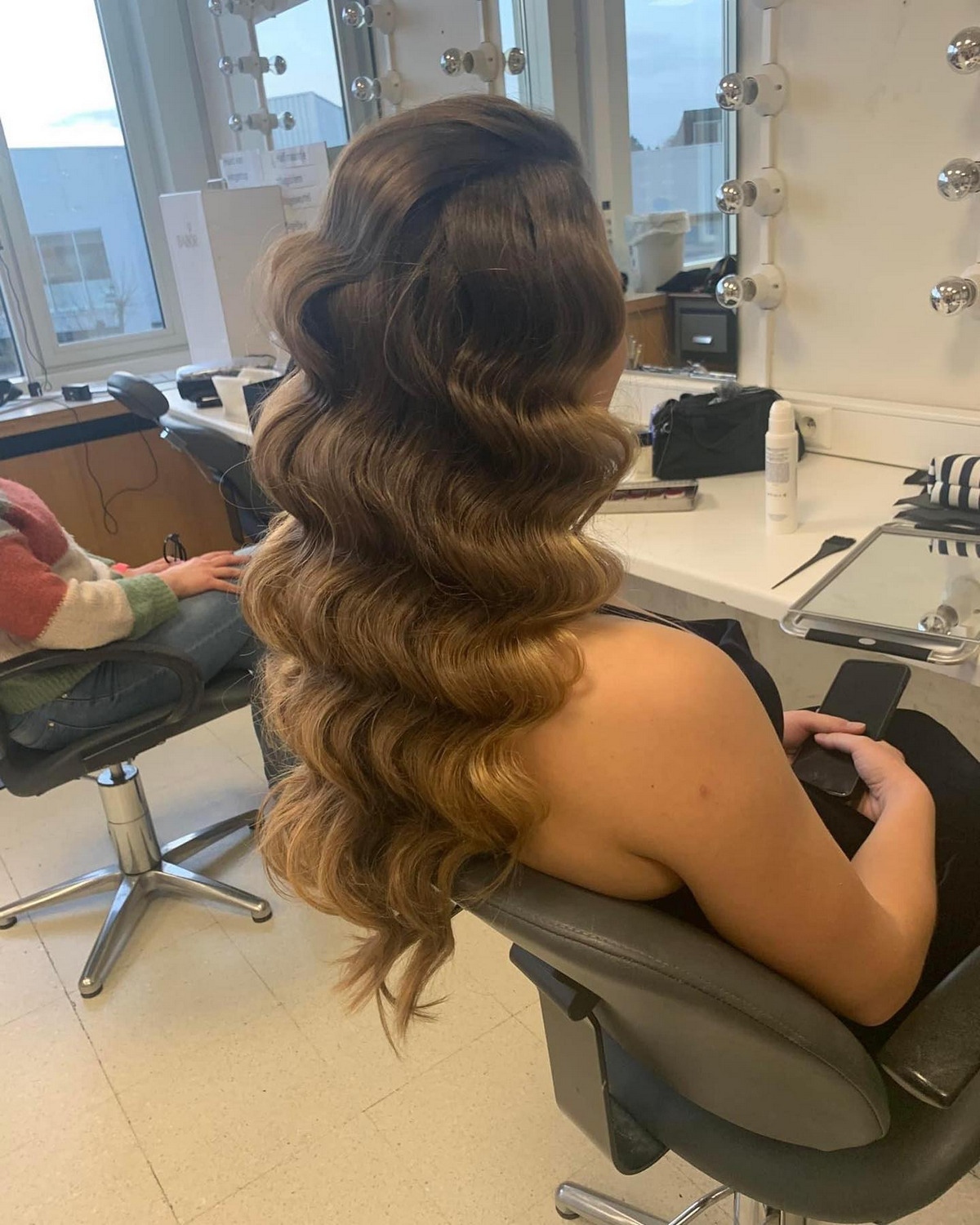 Finger Waves Long Hair