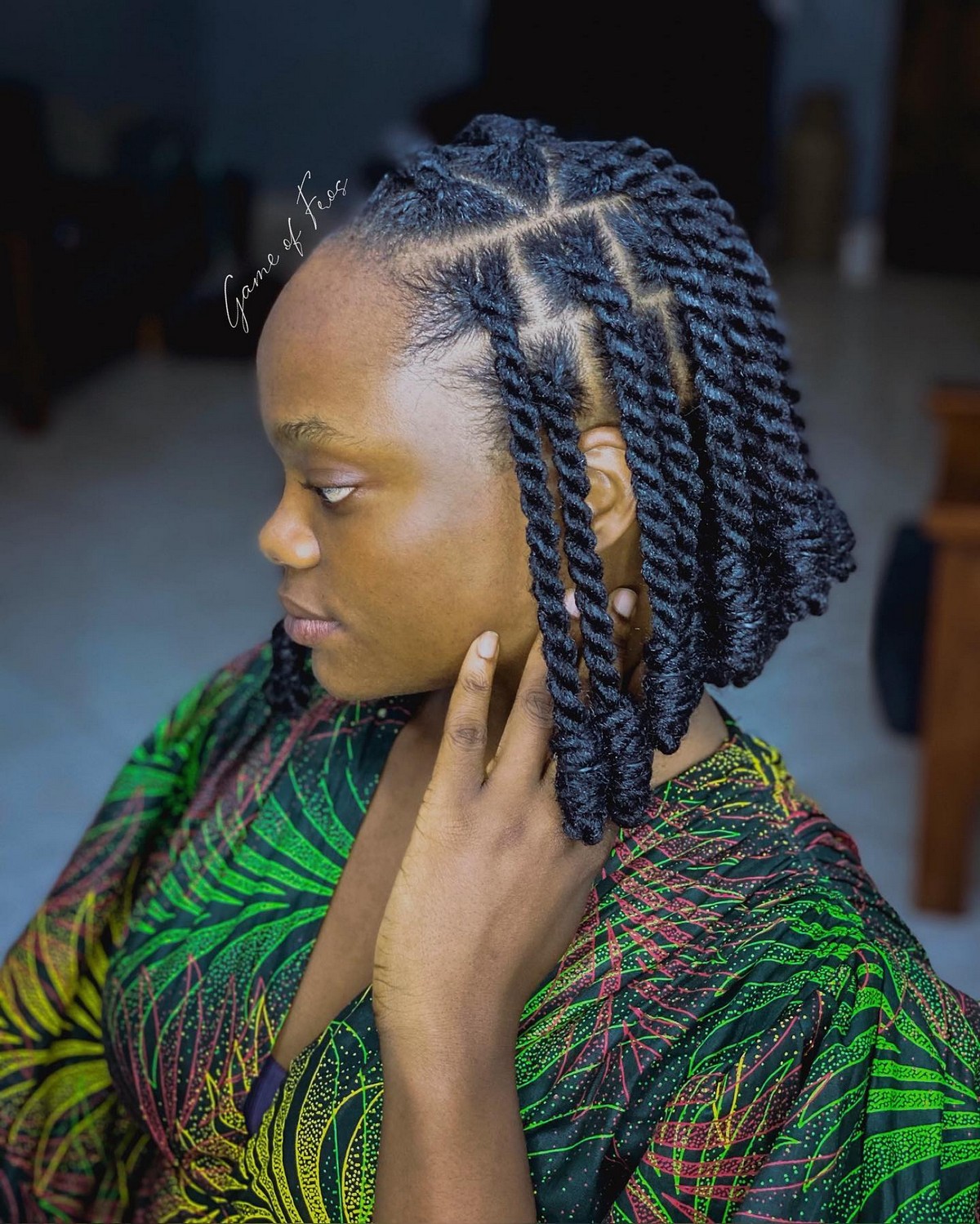 Short Fulani Braids