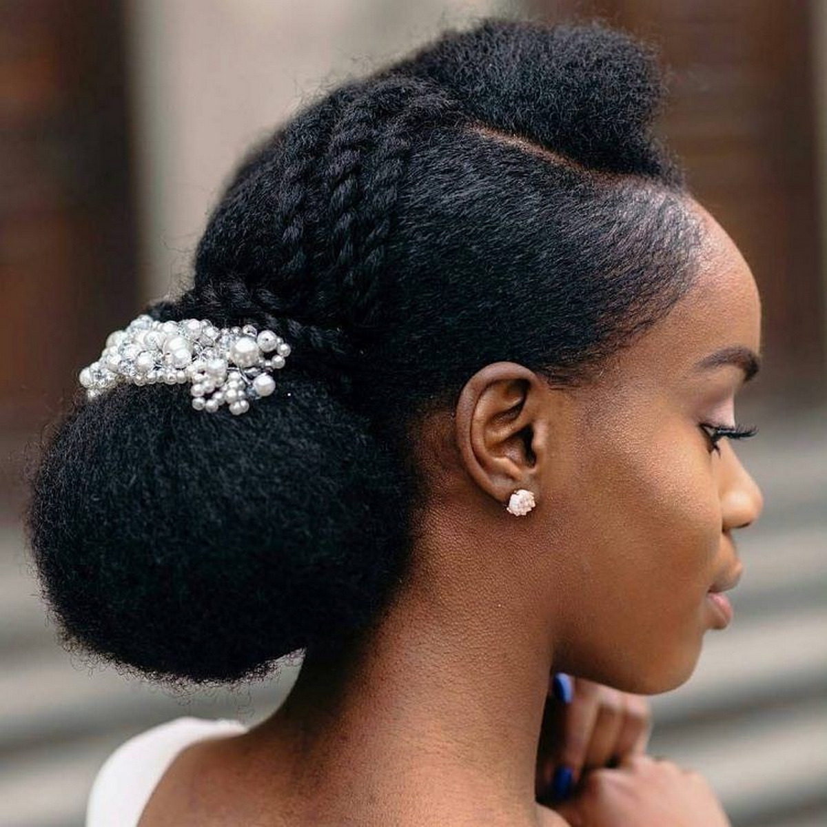 Afro Chignon And Twists