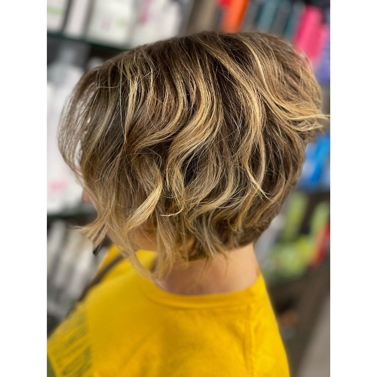 Long Layered Pixie With Highlights