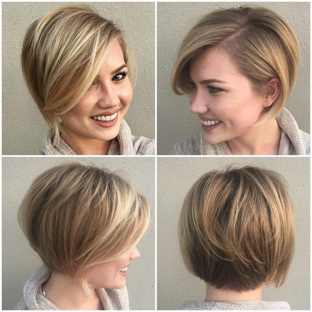 Short Hair With Deep Side Part