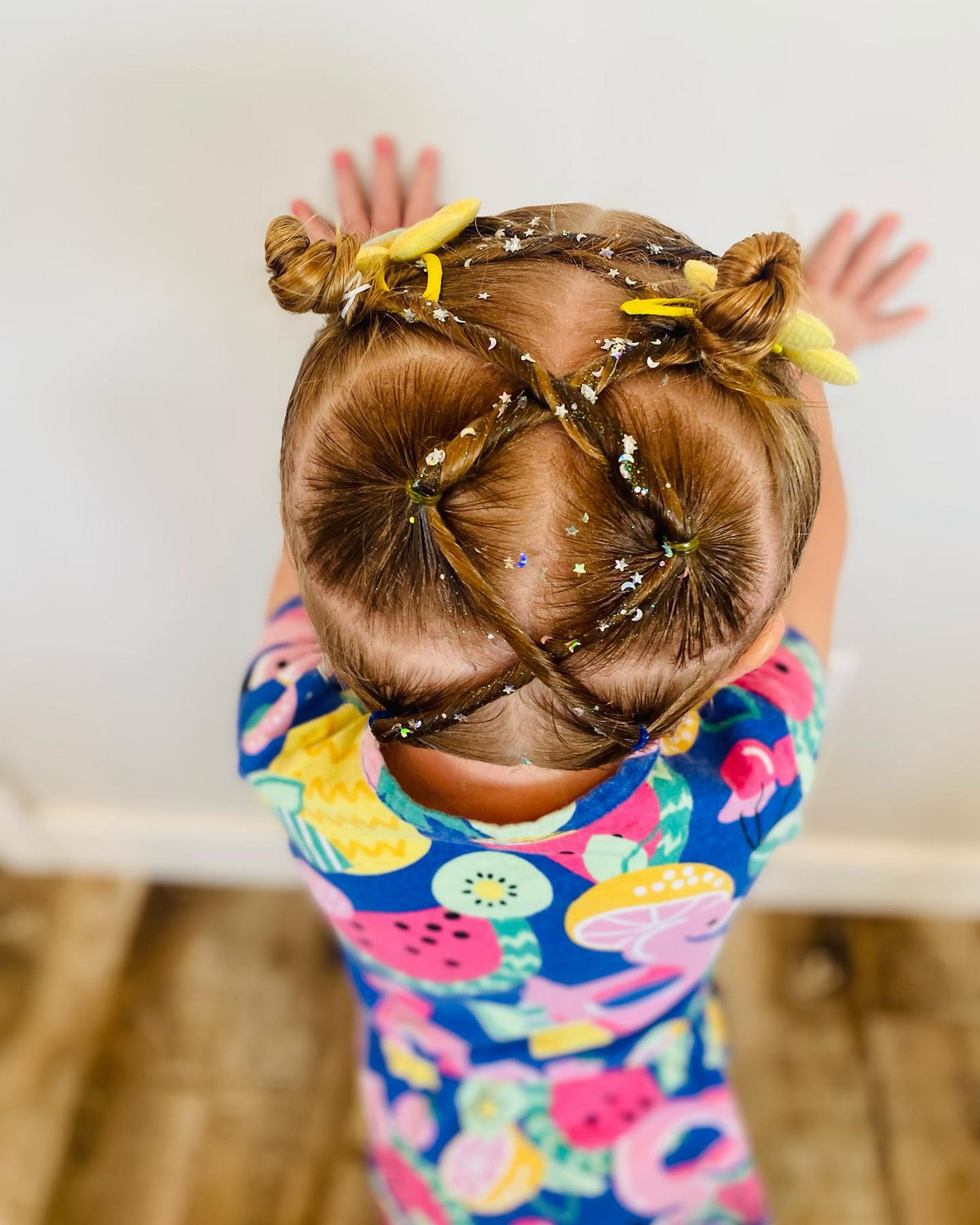 Back Crossed Hairstyle