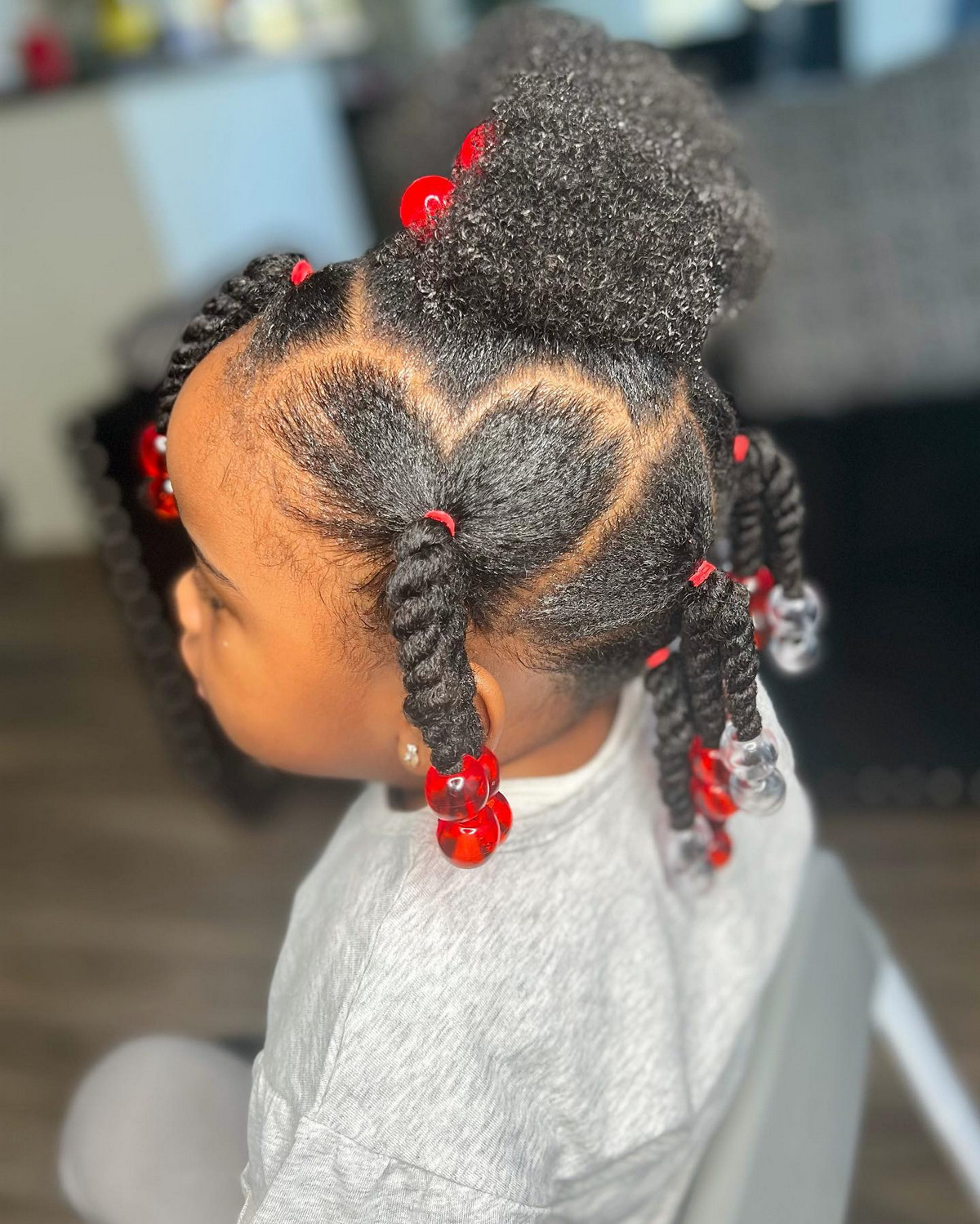 High Bun With Twists