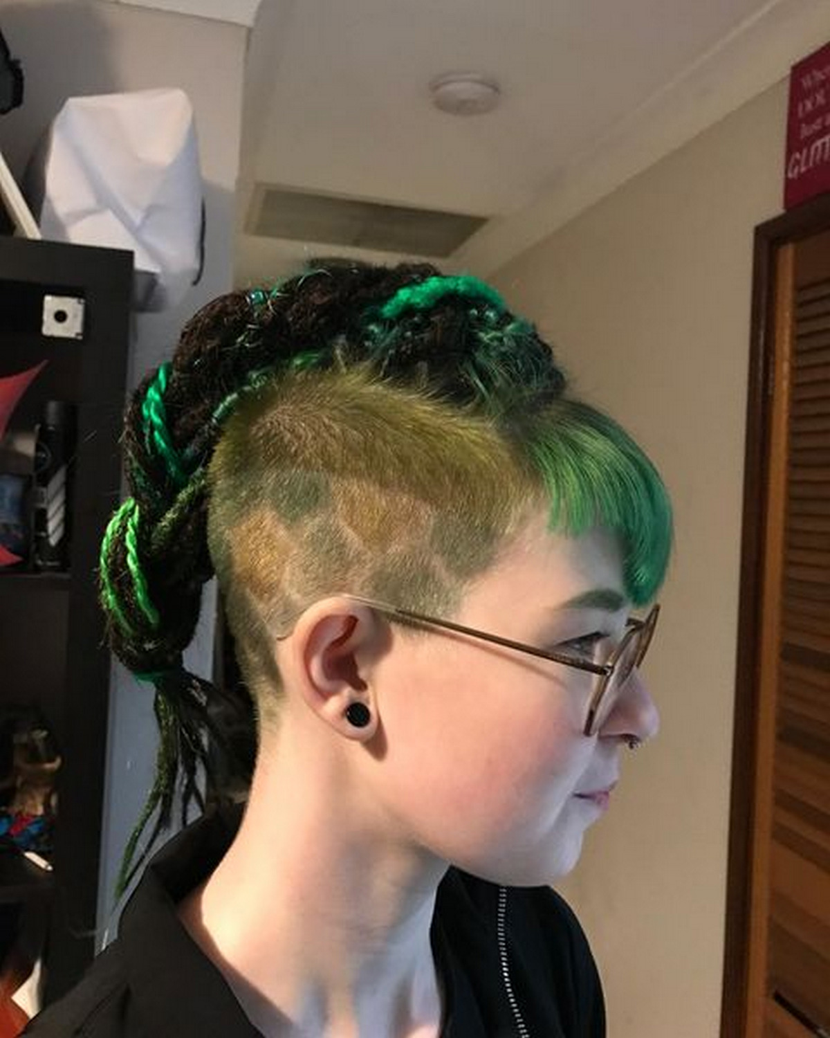 Synthetic dreadlocks Mohawk