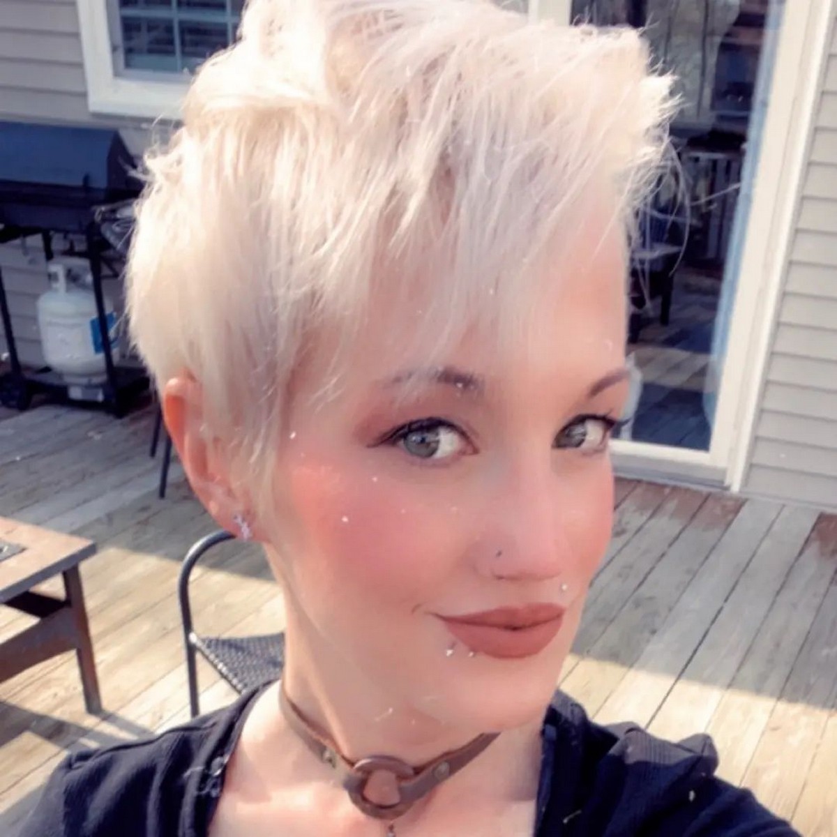 Choppy Platinum Pixie