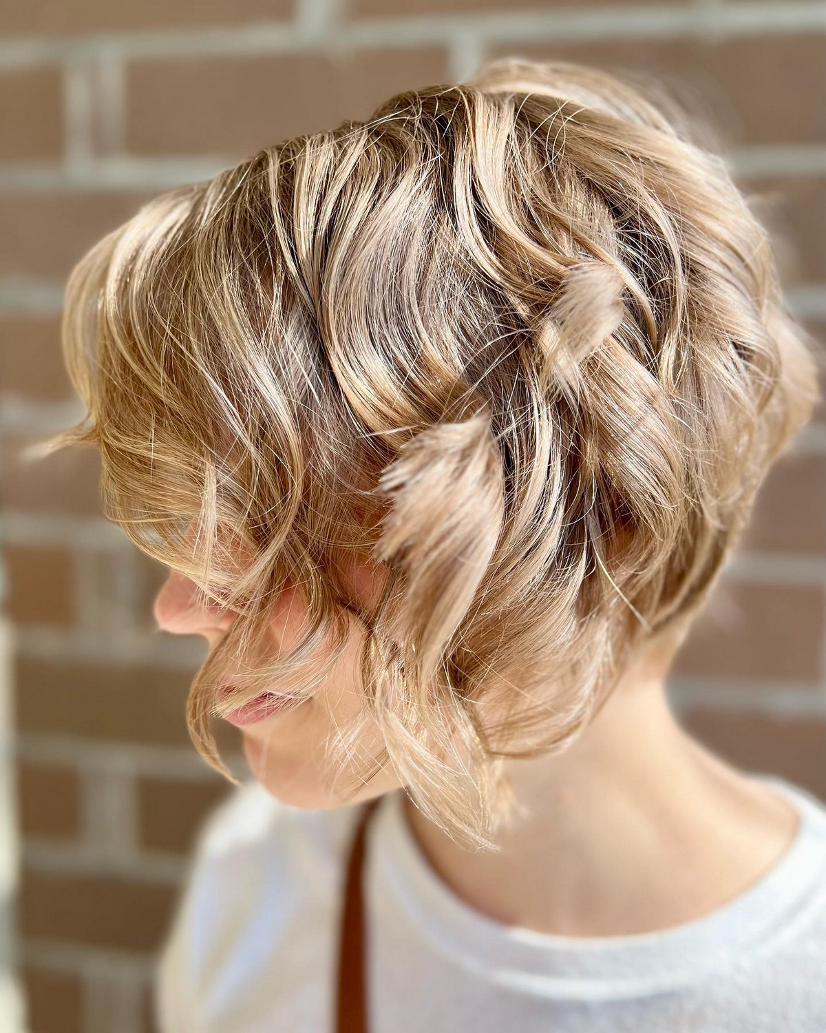 Messy Stacked Bob